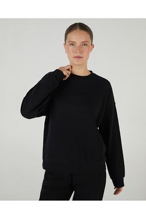 سوئیشرت اسپرت مشکی زنانه رگولار Skechers - کد 856273628