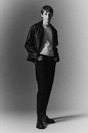شلوار مشکی مردانه پنبه ای H&M - کد 858375225