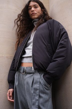 شلوار طوسی زنانه پنبه ای H&M - کد 878485311
