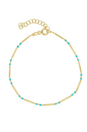 دستبند نقره زرد زنانه 925 عیار Own Jewelry - کد 877706499