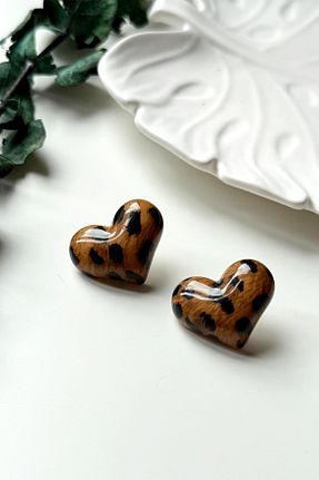 گوشواره استیل (فولاد) قهوه ای زنانه استیل (فولاد) Trade Bazaar - کد 878497374
