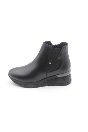 بوت / نیم بوت مشکی زنانه پاشنه پر Venüs - کد 878509287