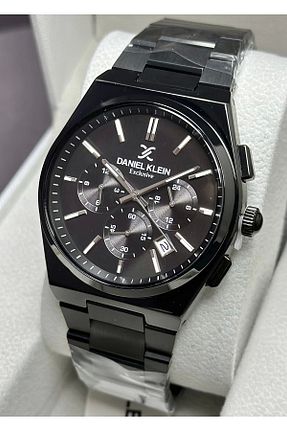 ساعت مچی مشکی مردانه 43 میلی متر Daniel Klein - کد 878527881
