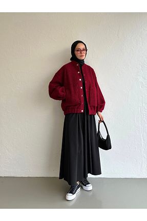 کت زرشکی زنانه رگولار Moca - کد 878520184