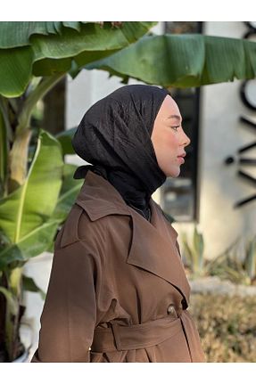 روسری مشکی پلی استر Modakaşmir - کد 878532534
