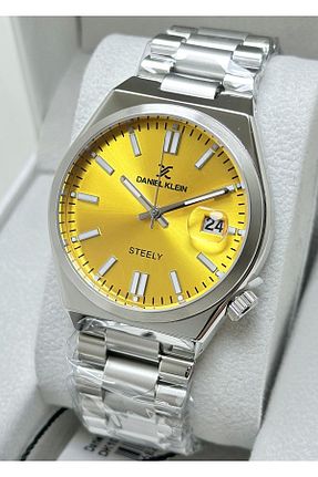 ساعت مچی زرد مردانه 43 میلی متر Daniel Klein - کد 878531917