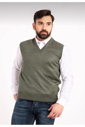 سوئیتر خاکی مردانه پشمی Genel Markalar - کد 878542624