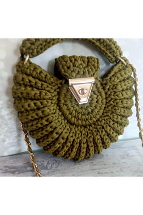 کیف دستی خاکی زنانه پارچه ای CHQEL - کد 878551796