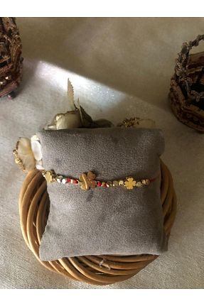 دستبند جواهر زرد زنانه روکش طلا MODA - کد 878552493