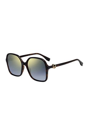 عینک آفتابی طوسی زنانه 58 Fendi - کد 4486748