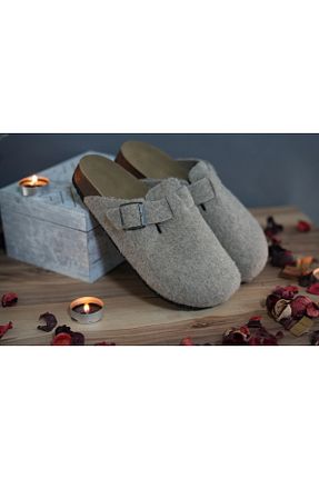 دمپائی بژ زنانه پارچه ای MARQUE SOSYETHEPAZARI - کد 878556429