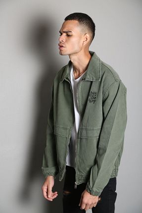 کت خاکی مردانه اورسایز LTC Jeans - کد 170793236