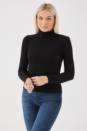 پلیور مشکی زنانه ساده Fashion Friends - کد 772505816
