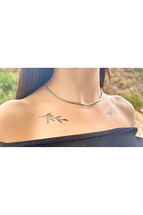 گردنبند استیل ( فولاد ) طوسی زنانه استیل (فولاد) Fasion Jewelry - کد 878596977