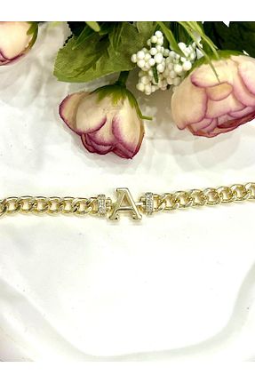 دستبند جواهر زرد زنانه زیرکن FASHİON JEWELRY - کد 878604086