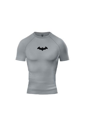 تیشرت اسپرت طوسی مردانه تنگ / اسلیم StayFit Wears - کد 847108006