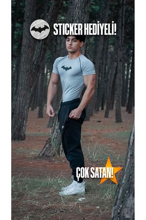 تیشرت اسپرت طوسی مردانه تنگ / اسلیم StayFit Wears - کد 847108006