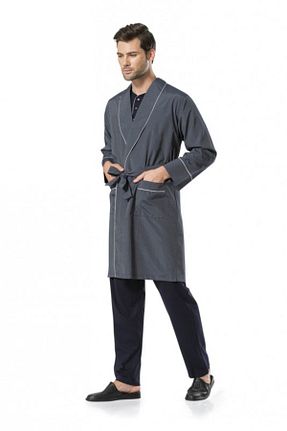 ست لباس راحتی سرمه ای مردانه ساده Pierre Cardin - کد 874838180