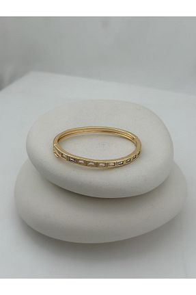 دستبند جواهر طلائی زنانه زیرکن Jerie - کد 878615364