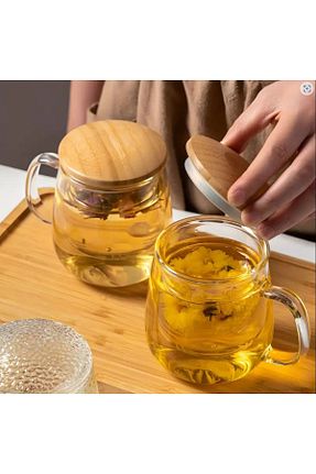 لیوان آب بژ شیشه Enyaza Home - کد 878613075