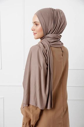 روسری قهوه ای %100 پنبه Güneş - کد 870677190
