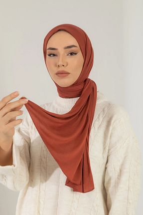روسری نارنجی %100 پنبه Güneş - کد 870677185