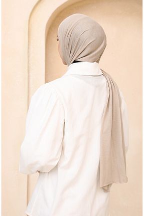 روسری بژ %100 پنبه Güneş - کد 870677152
