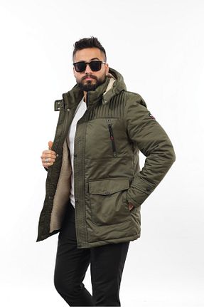 کاپشن خاکی مردانه گشاد DOXGER - کد 786721905