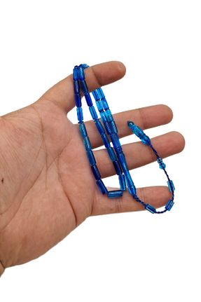 تسبیح آبی کهربا Han Ticarethane - کد 878632643
