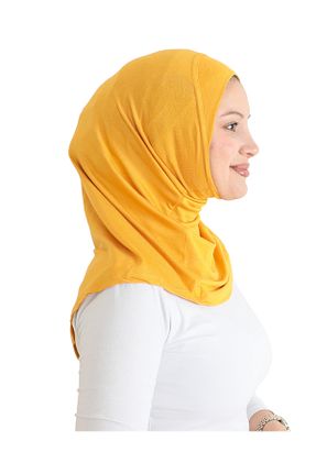 روسری زرد پنبه ای Modish Group - کد 878679479