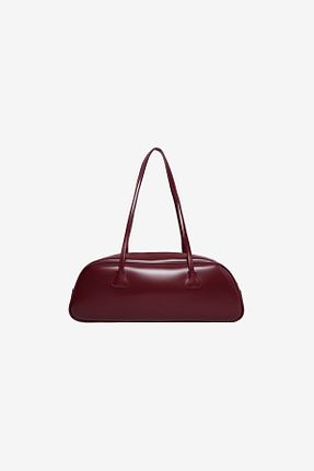 کیف دوشی زرشکی زنانه چرم مصنوعی MARSEPTUN - کد 878682478