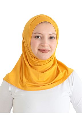 روسری زرد پنبه ای Modish Group - کد 878679479