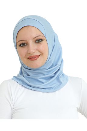 روسری آبی پنبه ای Modish Group - کد 878679523