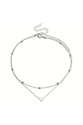 گردنبند جواهر طوسی زنانه AyOn design - کد 876312156