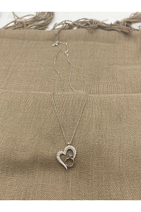 گردنبند نقره سفید زنانه 925 عیار SURA SILVER - کد 878724630
