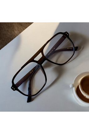 عینک محافظ نور آبی قهوه ای زنانه 53 HMG Aksesuar - کد 878747645