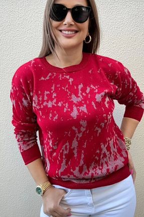پلیور قرمز زنانه Batik Bİ.GİYSEN - کد 878775913