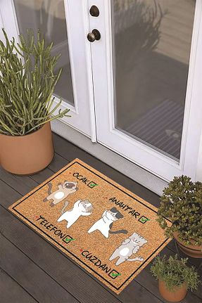 پادری بیرون رنگی پلی استر Viyana Home - کد 878767098