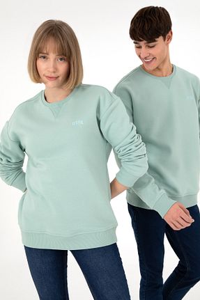 سوئیشرت سبز مردانه ساده U.S. Polo Assn. - کد 862423595