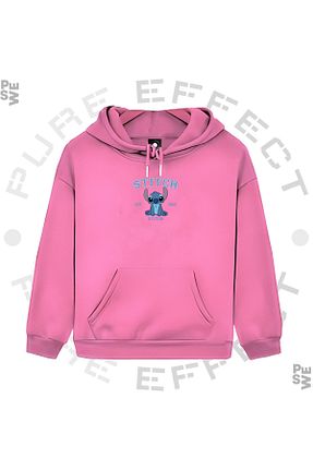 سوئیشرت صورتی بچه گانه چاپی PURE EFFECT - کد 878810221