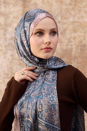 شال صورتی زنانه پنبه پلی استر İpekhan - کد 878837709