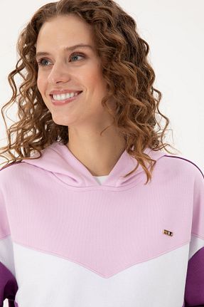 سوئیشرت صورتی زنانه ساده U.S. Polo Assn. - کد 878908853