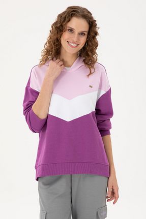 سوئیشرت صورتی زنانه ساده U.S. Polo Assn. - کد 878908853