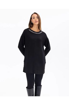 تونیک مشکی زنانه بافتنی Scl - کد 774240754