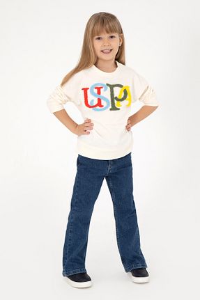 سوئیشرت بژ بچه گانه ساده U.S. Polo Assn. - کد 878954913