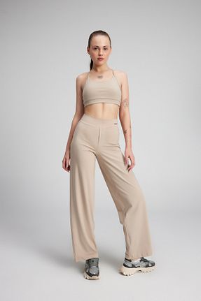 شلوار بژ زنانه پلی استر THE SHE BOHEM - کد 878958002
