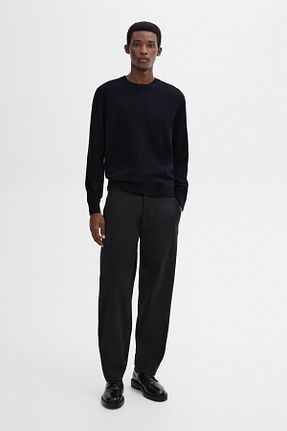 پلیور سرمه ای مردانه ساده Massimo Dutti - کد 878966187