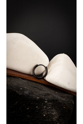 گوشواره استیل (فولاد) متالیک زنانه استیل ضد زنگ Piercing Market Steel & Silver - کد 786662492