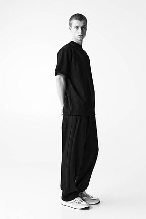 شلوار مشکی مردانه پنبه ای Pull & Bear - کد 878981277