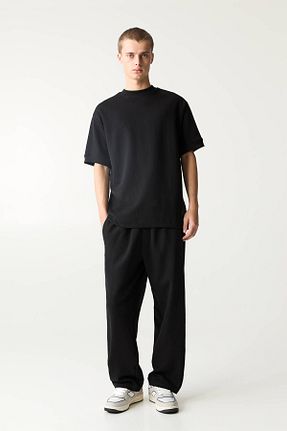 شلوار مشکی مردانه پنبه ای Pull & Bear - کد 878981277